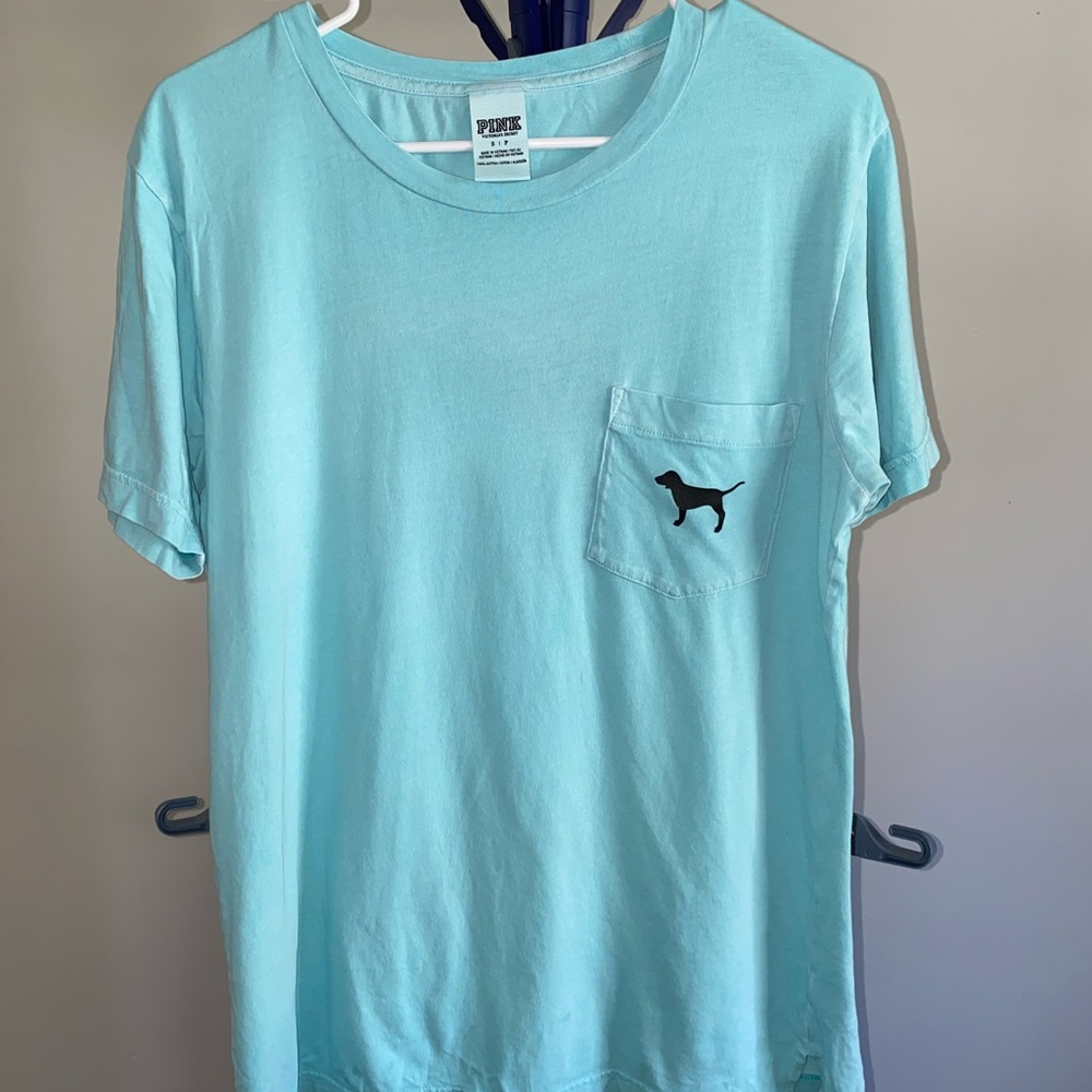 Light blue Victoria’s Secret short sleeve tshirt